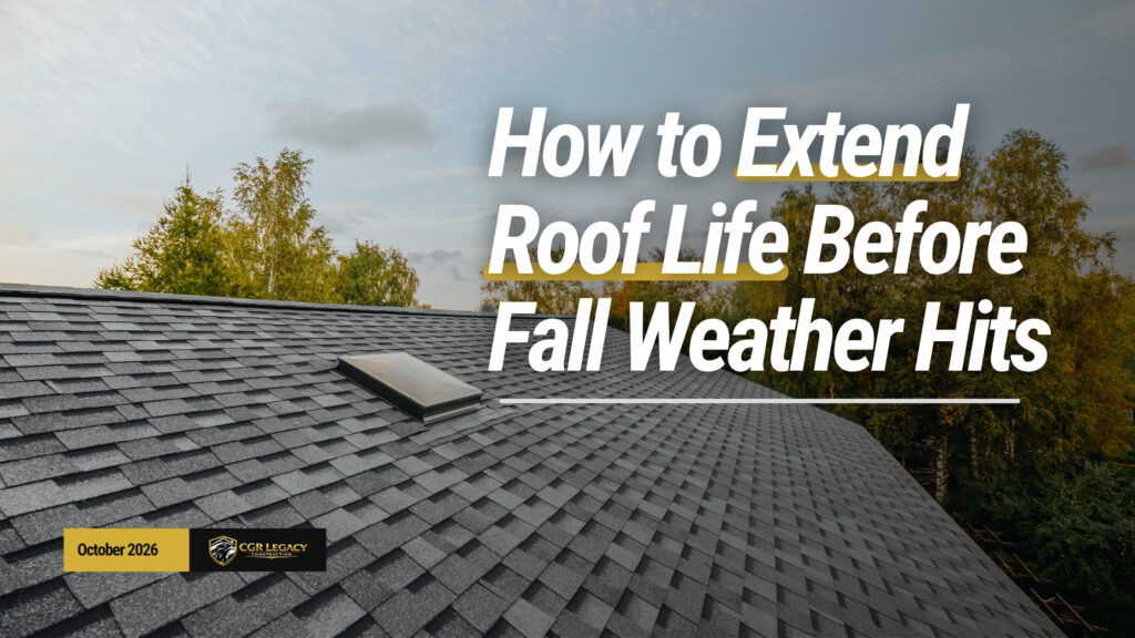 Signs you need roof repair before fall weather hits