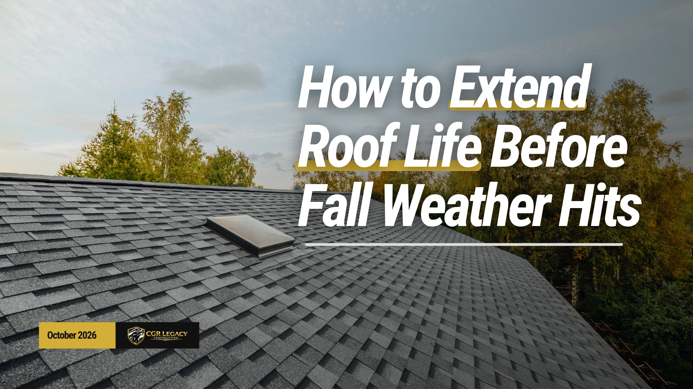 Signs you need roof repair before fall weather hits