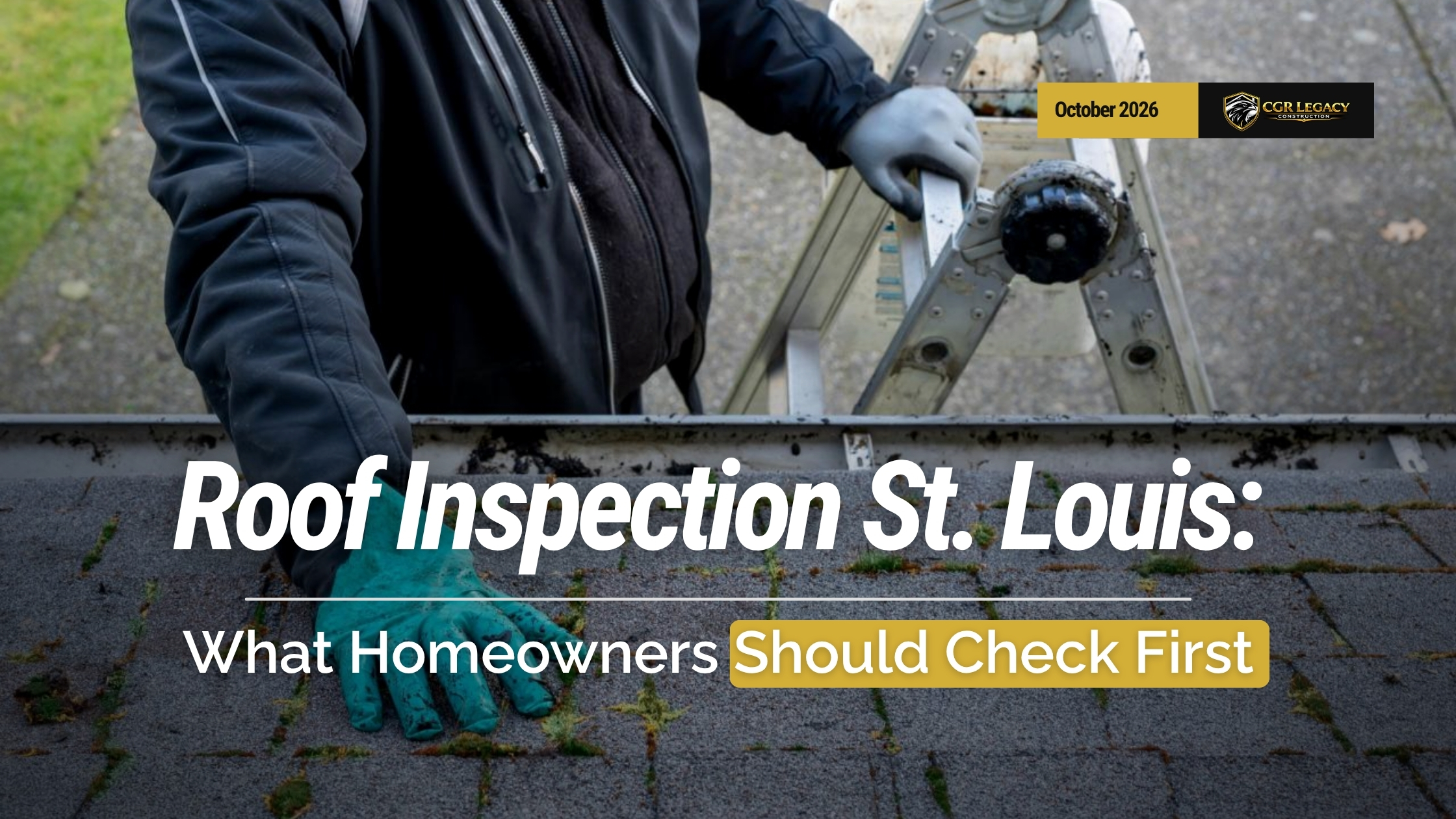 Roof inspection St. Louis homeowners should schedule after storm damage