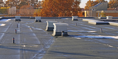 Aging flat roof Aging flat roof