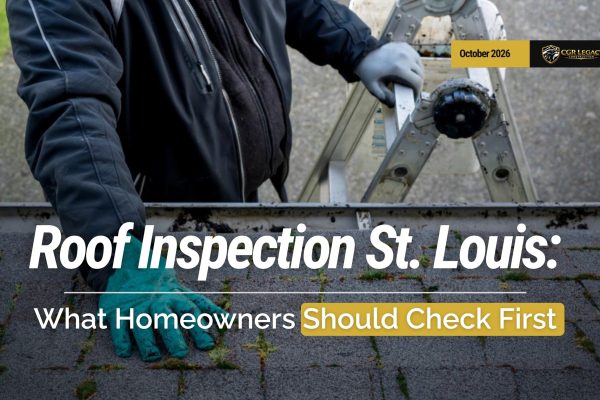 Roof inspection St. Louis homeowners should schedule after storm damage