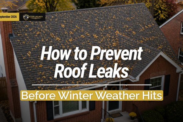 how to prevent roof leaks before winter